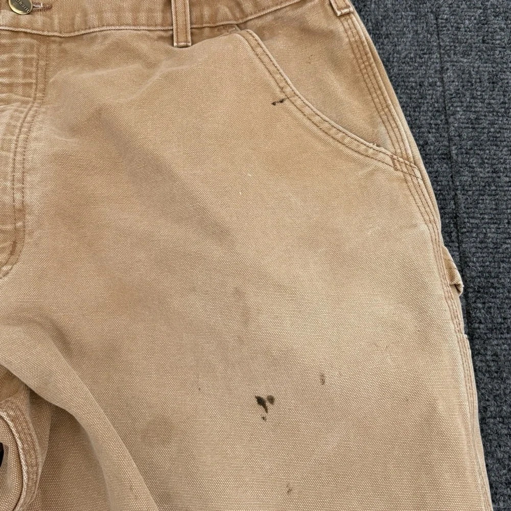 Vintage Carhartt Pants Mens 40x32 (38x31) Brown B11-BRN Carpenter Union Made USA